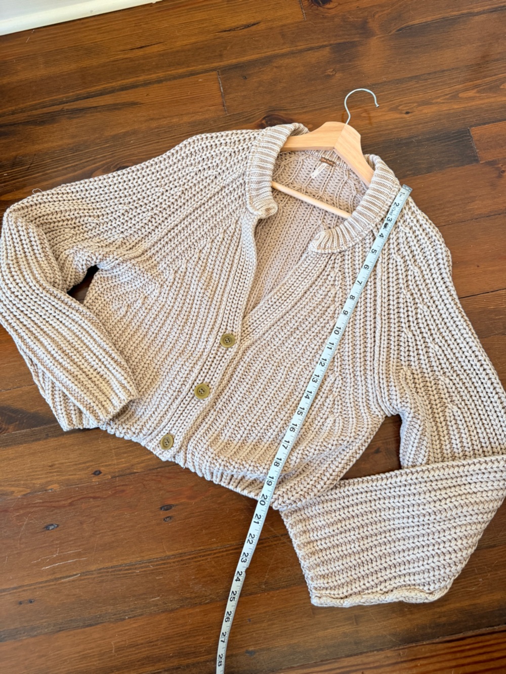 Free People Sweet Nothings Cropped 100% Cotton Cardigan - Size S - Picture 7 of 7